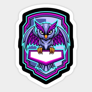 Owl Logo 1.4 Sticker